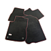 Peugeot 208 floor mats velours LIGNE S (black/red) LHD