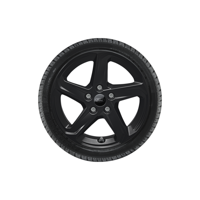 Ford Kuga (12/2019 - ..) lichtmetalen velg met winterband 16", 5-spaaksdesign, zwart