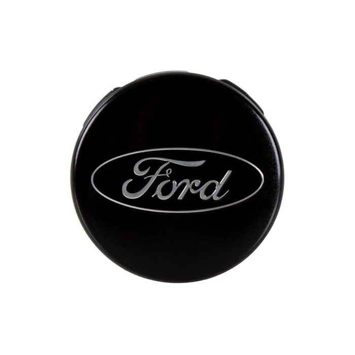 Ford naafkap mat zwart 55mm