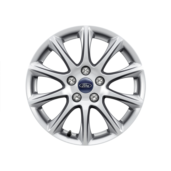 Ford lichtmetalen velg 16" 10-spaaks design, sprankelend zilver