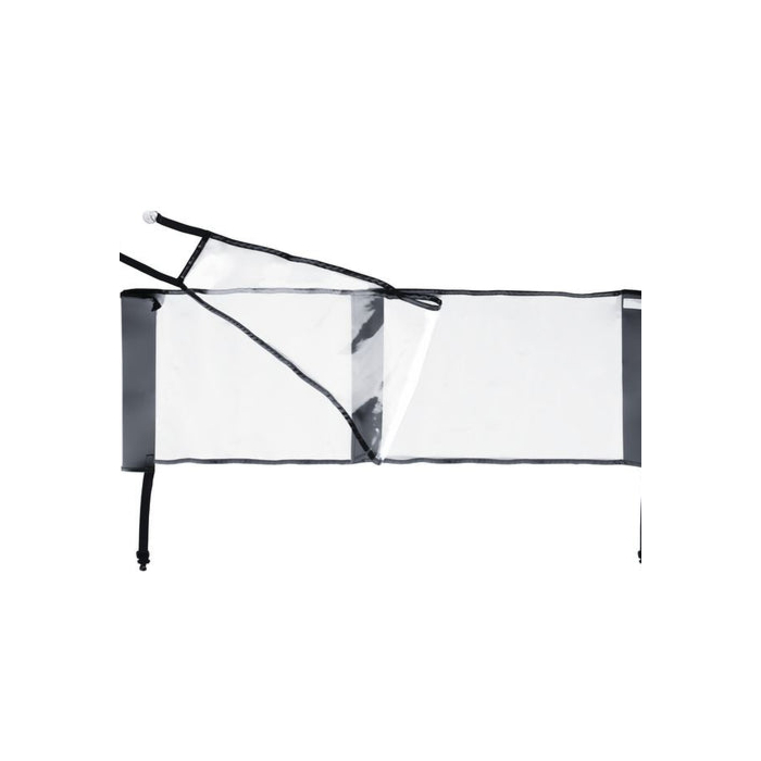 Ford Tourneo Custom (08/2012 - 09/2023) flexibele scheidingswand beschermingswand, transparant