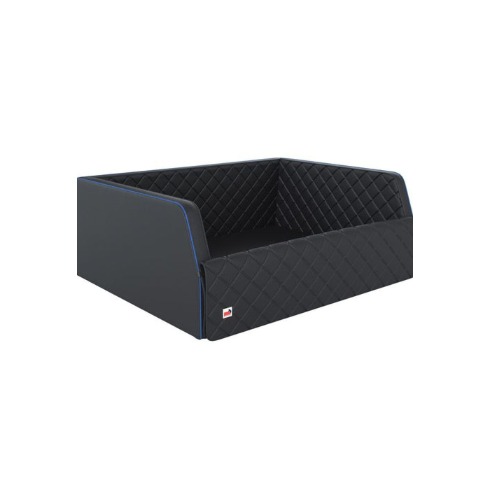 Ford Puma (10/2019 - ..) reismat voor huisdieren kunstleder met blauwe biezen, maat: L