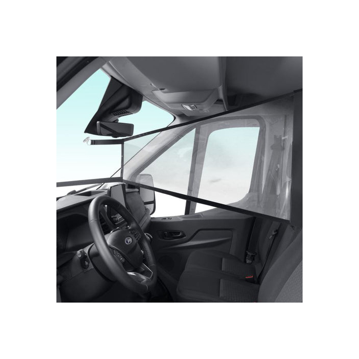 Ford Transit (01/2014 - ..) flexibele scheidingswand beschermingswand, transparant