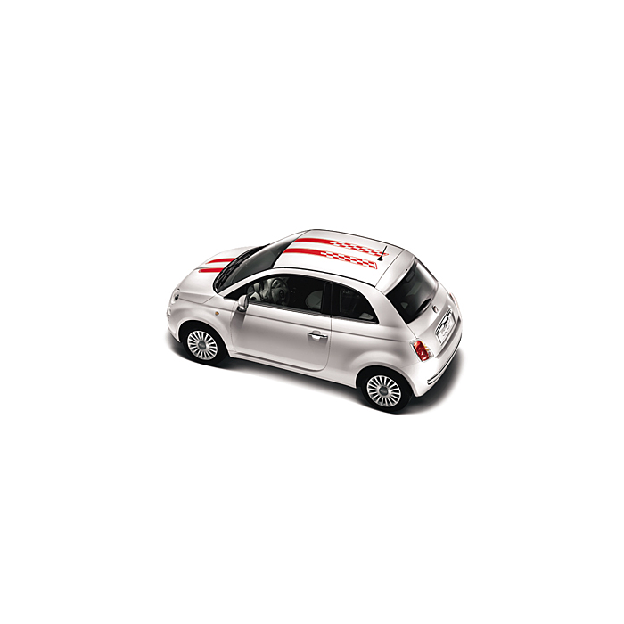 Fiat 500/500c rode striping