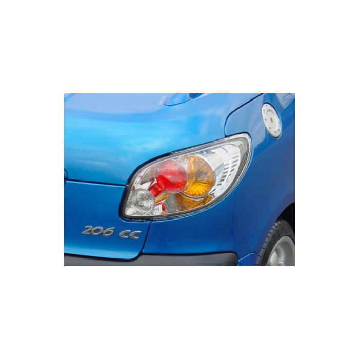 Musketier Peugeot 206 CC clear tail lights set chrome