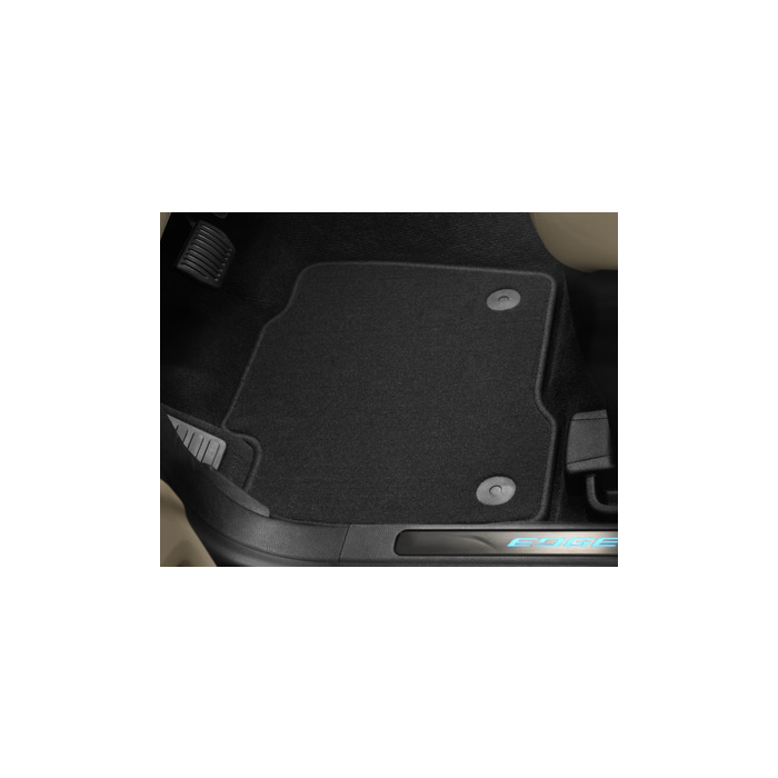 Ford Edge (01/2016 - ..) vloermatten, premium velours voor en achter, zwart