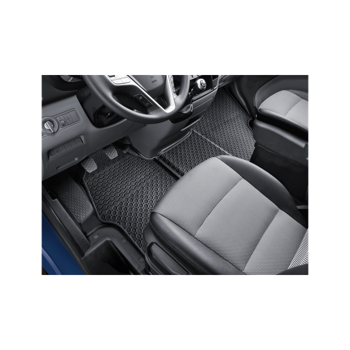 Hyundai H350 vloermatten, rubber, LHD