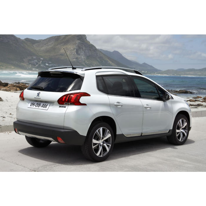 Peugeot 2008 (2013 - 2016) achterbumperplaat onderzijde rvs