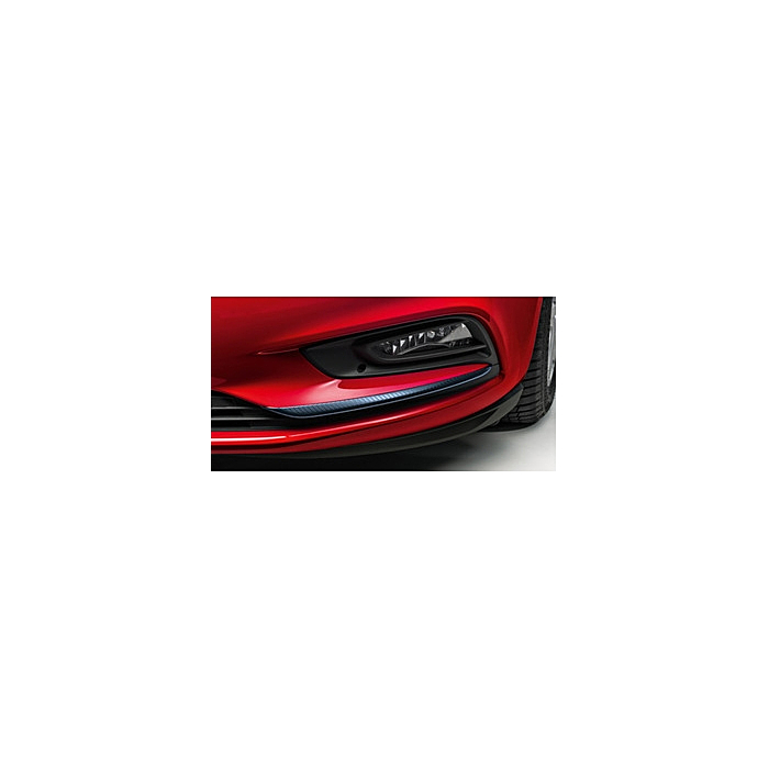 Opel Astra K sierlijst onder mistlamp carbon-look