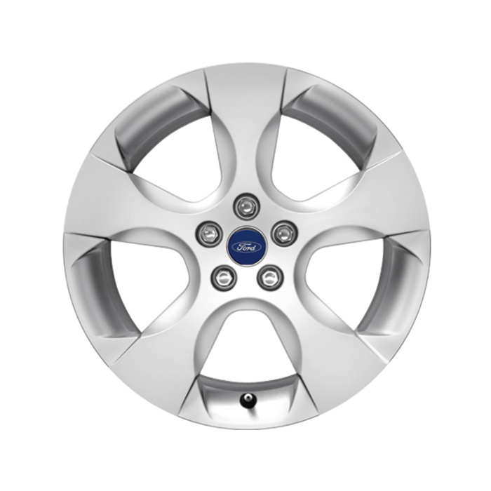 Ford Galaxy / S-MAX (04/2006 - 04/2015) lichtmetalen velg 18" 5-spaaks design, Sparkle silver