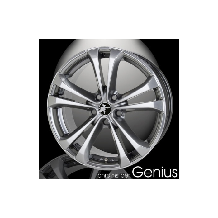 Musketier Peugeot 508 (2010 - 2018) lichtmetalen velg Genius 7,5x17 chroom/zilver