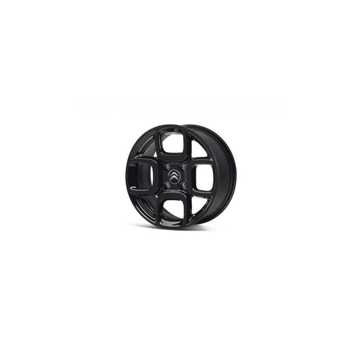 Citroen lichtmetalen velg vierkant 16" zwart
