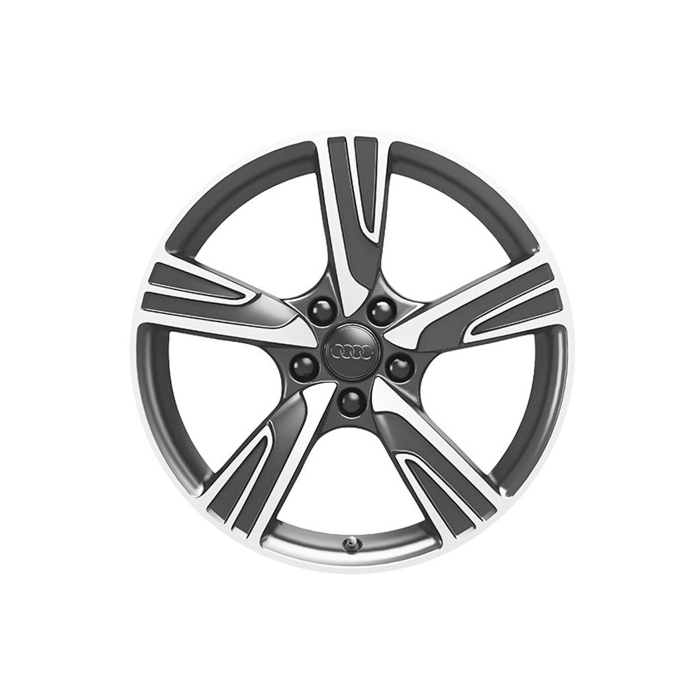 Audi lichtmetalen velgen Velum 18" antraciet high gloss (set)