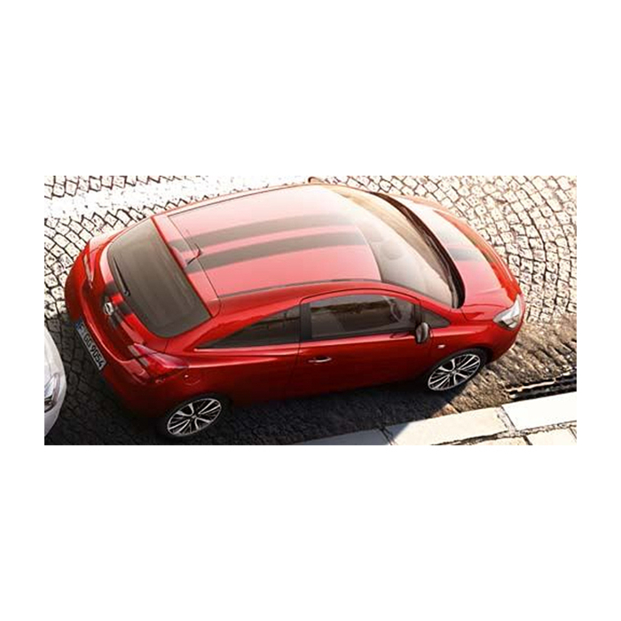 Opel Corsa E (3-drs) stickerset carbon-look