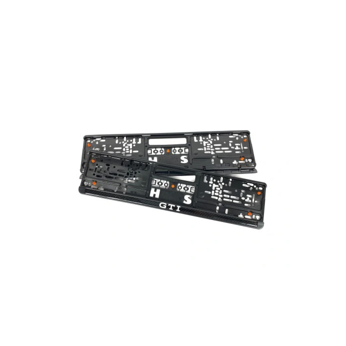 Volkswagen GTI license plate holders (set of two pieces)