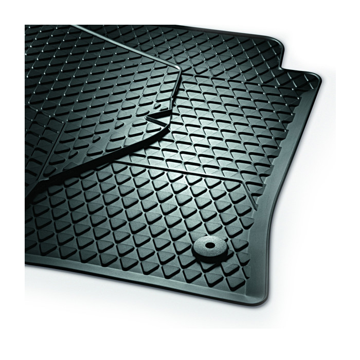 Volkswagen Caddy 2011 - 2015 (5-seats) all-weather floor mats, rear
