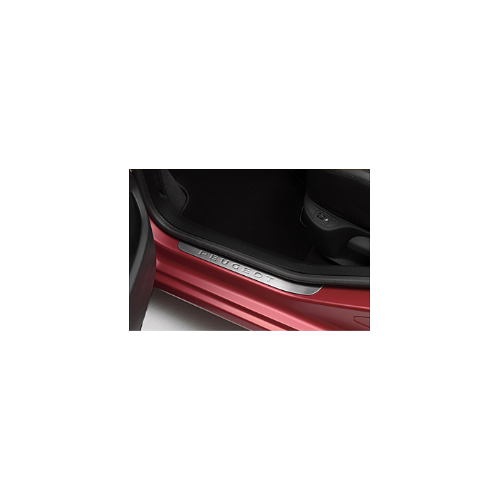 Peugeot 308 (2007 - 2013) scuff plates (stainless steel)