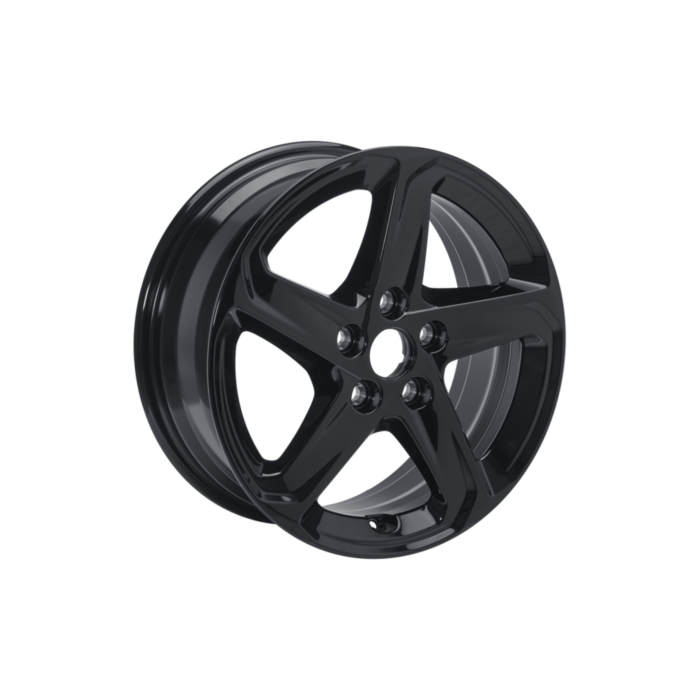 Ford Focus (04/2018 - ..) lichtmetalen velg 16" 5-spaaks "gemakkelijk te reinigen" design, Absolute Black