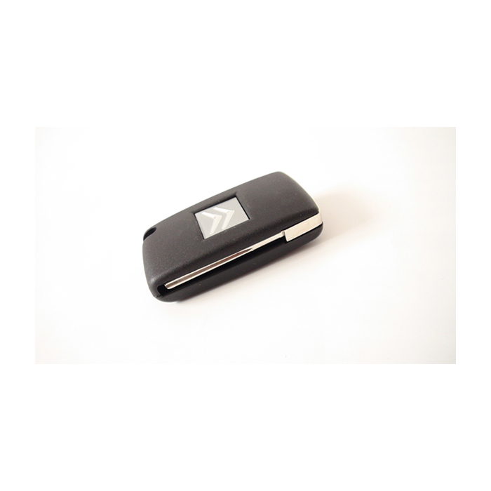 Citroën klapsleutelbehuizing met 3 knoppen ZONDER batterij op de printplaat / verlichting