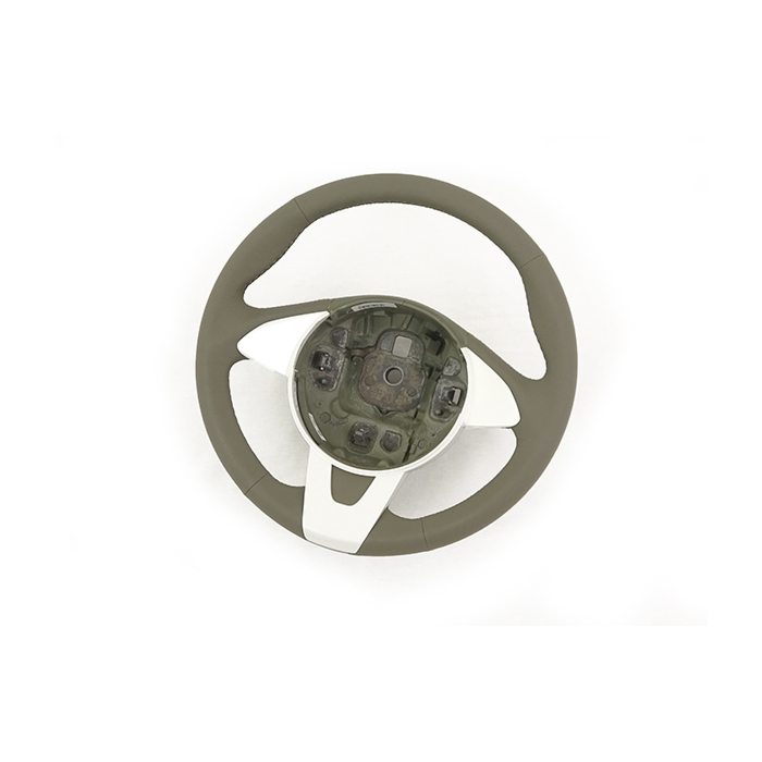 Ford Ka (09/2008 - 05/2016) lederen stuurwiel Dark Florida met inleg in Pearl White