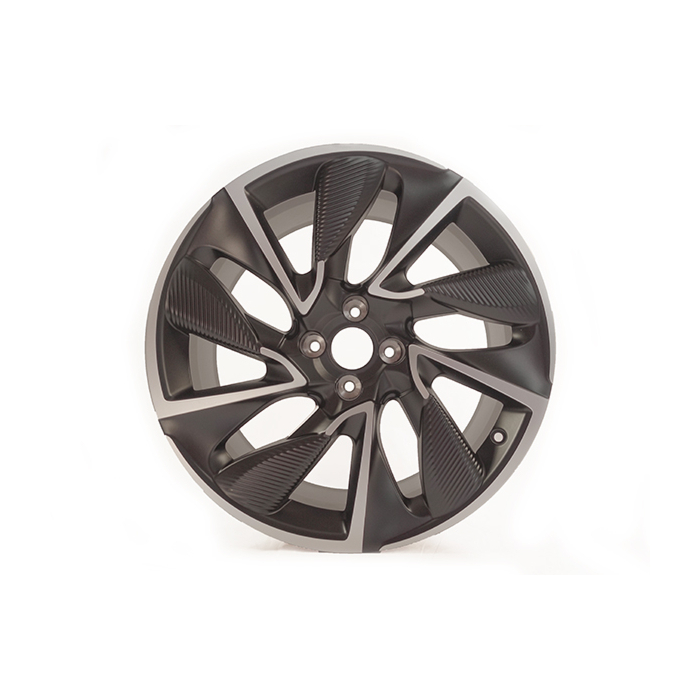Citroën lichtmetalen velg Cairns 19" 4-gaats mat zwart / gepolijst