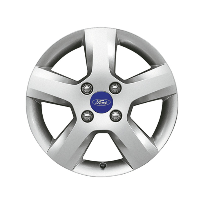 Ford Fusion (2002 - 2012) lichtmetalen velg 15" 5-spaaks design, zilver