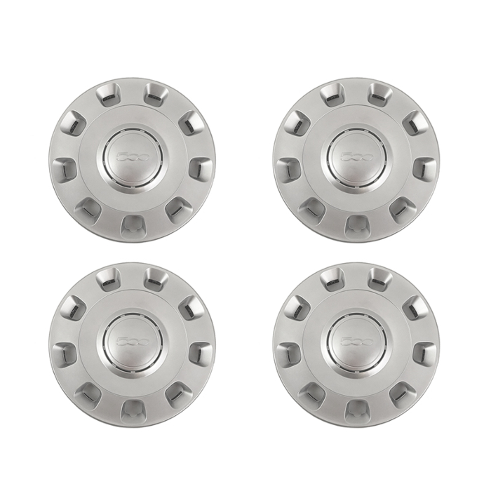 Fiat 500/500c wieldoppenset standaard 14"
