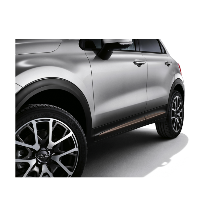 Fiat 500X deursierlijsten mat brons