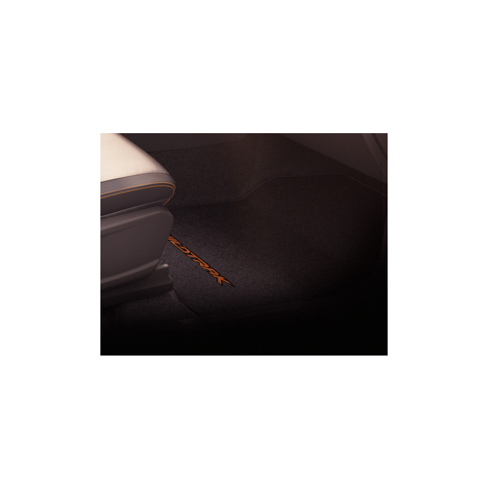 Ford Ranger (11/2011 - 11/2022) vloermat, premium velours voor, zwart, bestuurderszijde