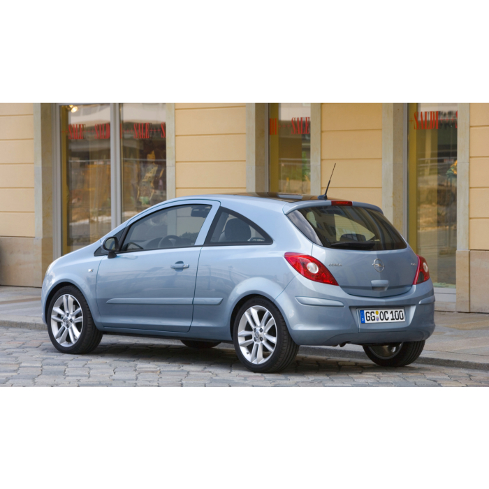 Opel Corsa D 3-drs achterbumper zonder flex-fix