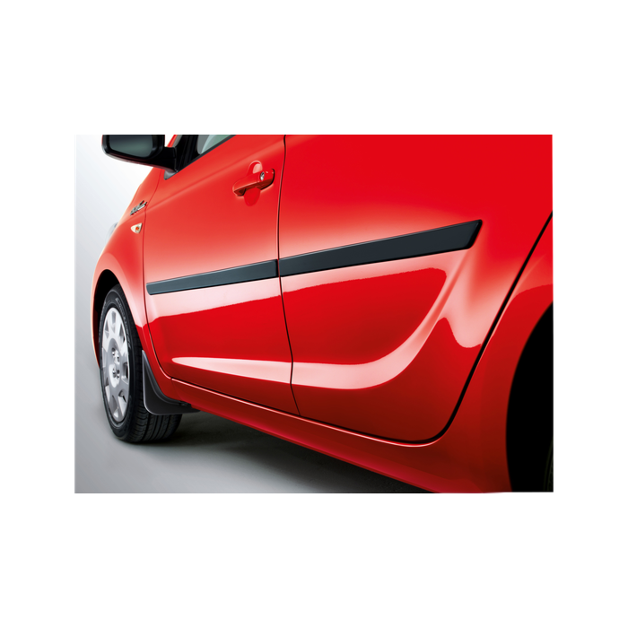 Hyundai i20 3-drs (2012 - 2015) mud flaps kit, protective, rear