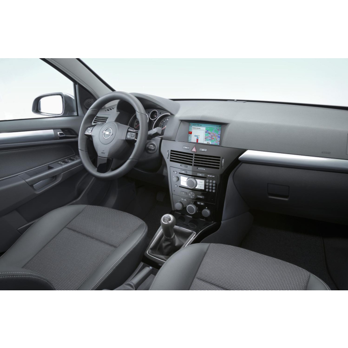 Opel Astra H middenconsole pianolak zwart 4 schakelaars ZONDER start-knop