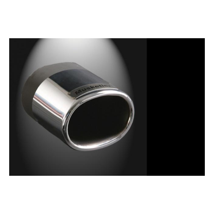 Musketier Peugeot 206 exhaust stainless steel 1x114x86 mm