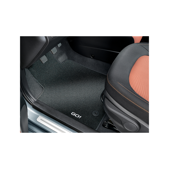 Hyundai i10 (2014 - 2017) vloermatten, velour, GO! special edition