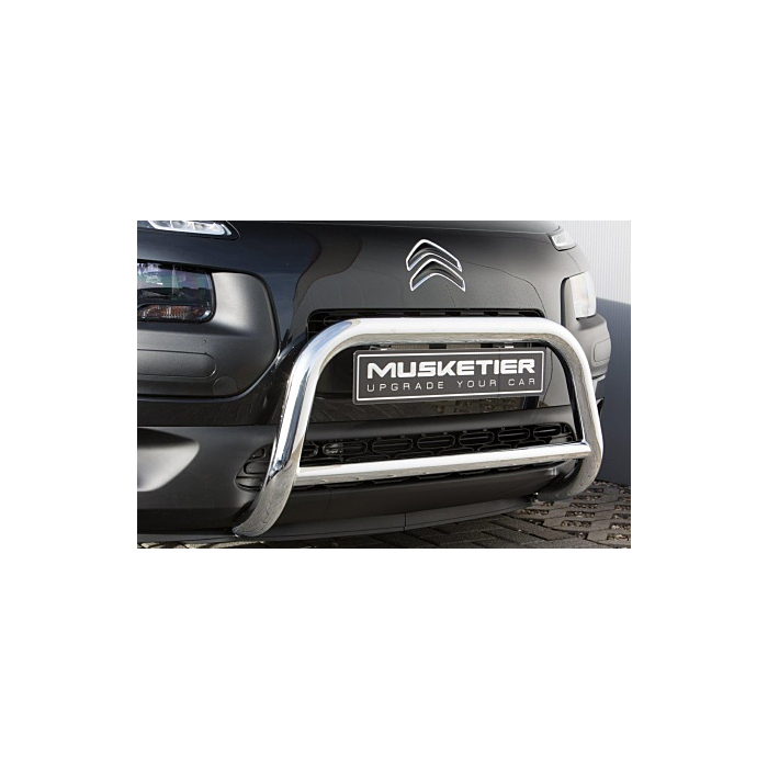 Musketier Citroën C4 Cactus bullbar voorzijde rvs verchroomd