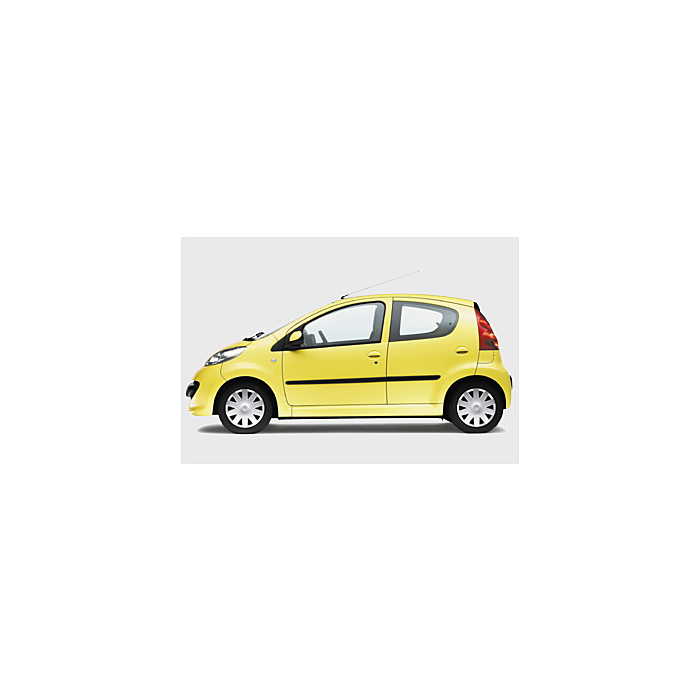Citroën C1 (2005 - 2014) stootlijsten 3-drs