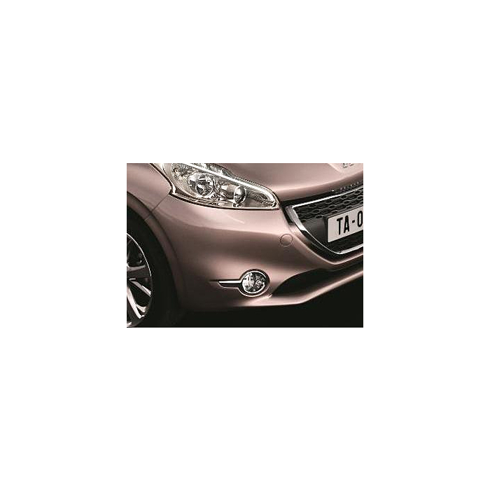 Peugeot 208 (2012 - 2019) mistlampsierdelen verchroomd