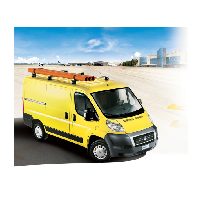 Fiat Ducato 2014 - .. dakdragers aluminium (3 stuks)