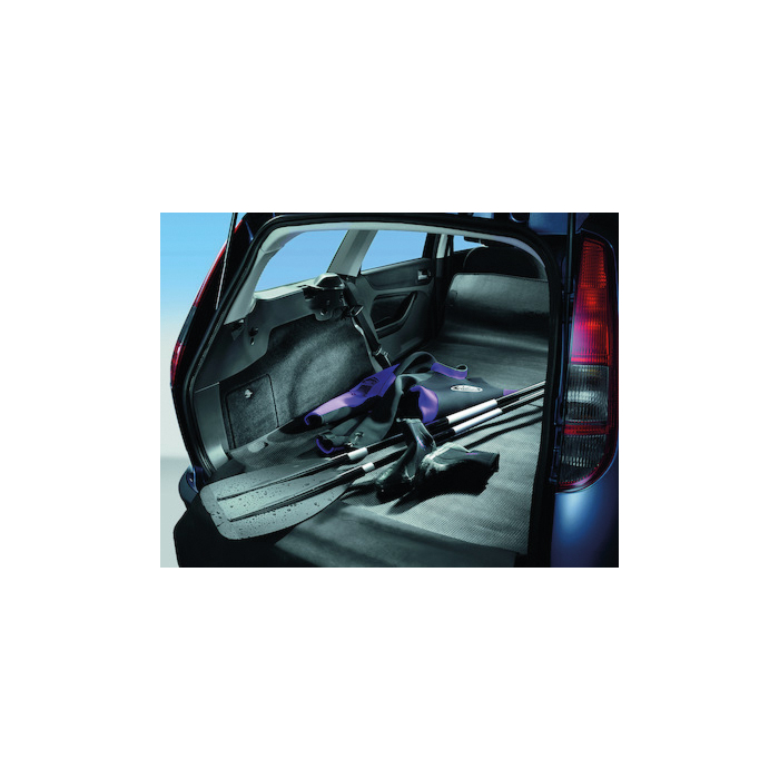 Ford Focus (07/2004 - 12/2010) wagon beschermmat voor bagageruimte zwart, met Focus-logo