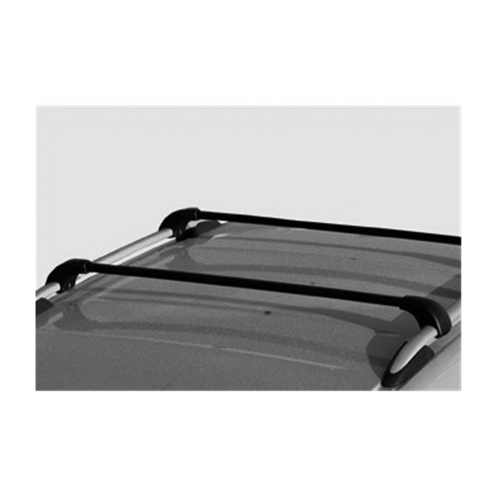 Peugeot Partner (2002 - 2008) roof base carriers (long version) (with roof rails)