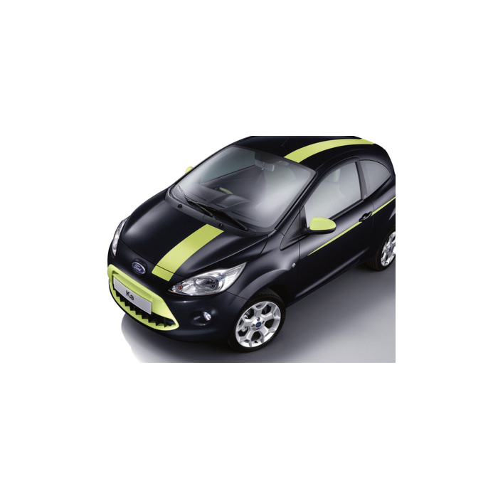 Ford Ka (09/2008 - 05/2016) striping compleet Jump (groen) zonder dakspoiler