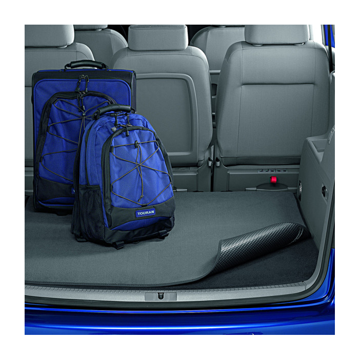 Volkswagen Touran 2003 - 2015 dubbelzijdige kofferbakmat, 7-zitter, met variabele bodem