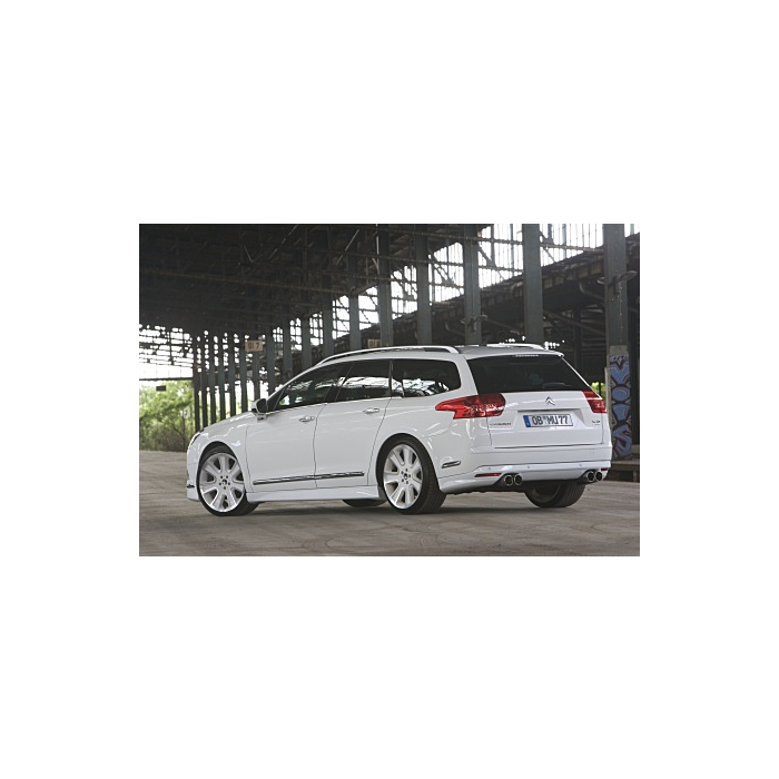 Musketier Citroën C5 Tourer 2008 - ... duplex rvs einddemper 2xØ90 mm