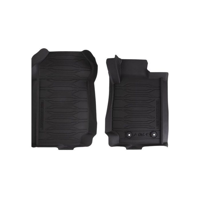 Ford Ranger (11/2011 - 11/2022) vloermatten, all-weather voor en achter, zwart, (dubbele cabine) RHD