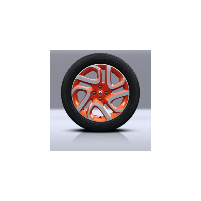 Renault Captur lichtmetalen velg 17" Explore oranje diamant