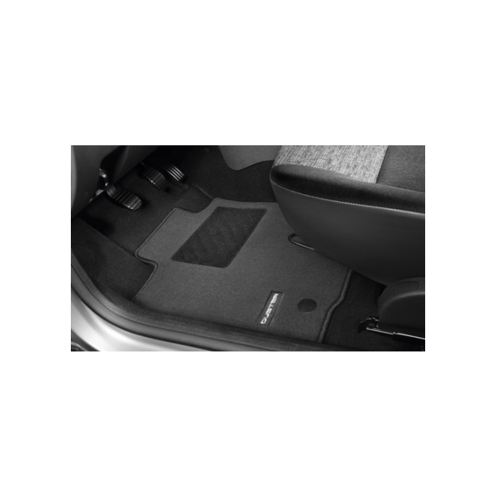 Dacia Duster 2010 - 2018 floor mats textile monitor 4x2 (RHD)