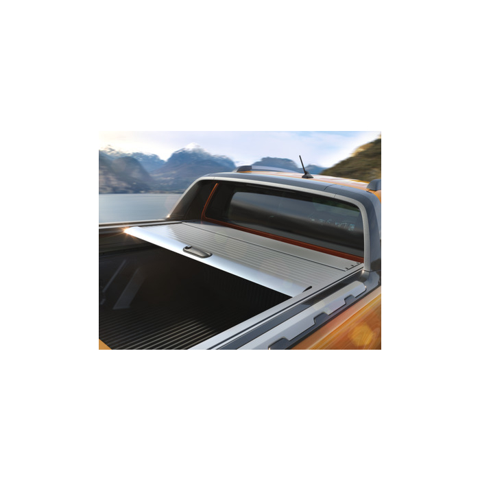 Ford Ranger (2012 - 11/2022) roll-up tonneau cover silver, manually operated