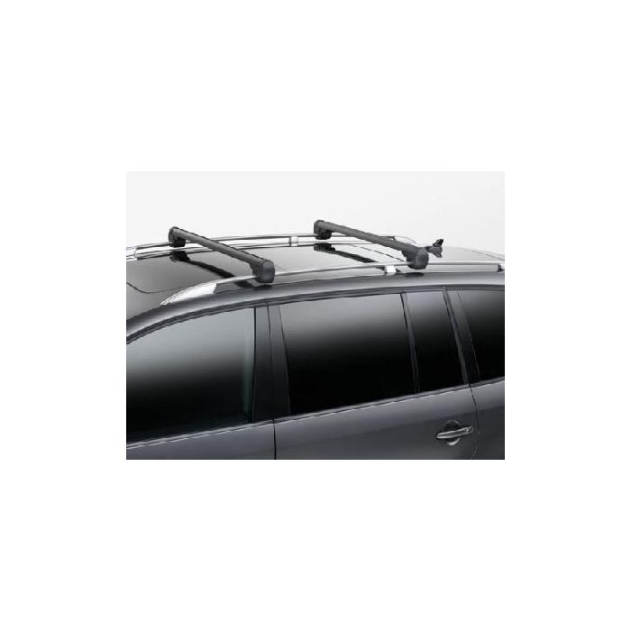 Volkswagen Touran 2003 - 2015 roof base carriers, black, with roof rails