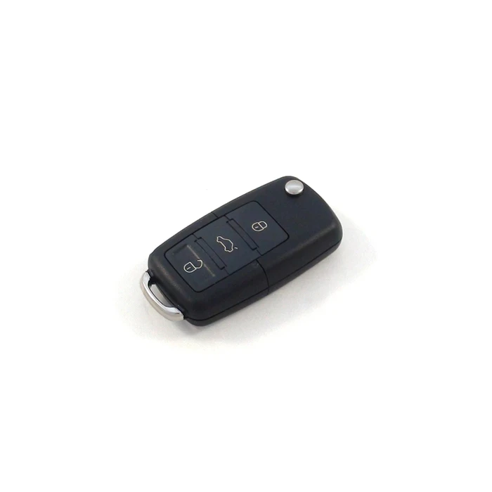 Volkswagen klapsleutelbehuizing met 3 knoppen (nieuw model)