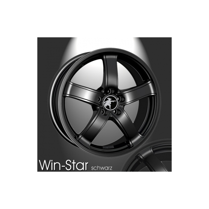 Musketier Citroën C1 / Peugeot 107 / Toyota Aygo 2005 - 2014 lichtmetalen velg Win-Star 6,5x16 zwart